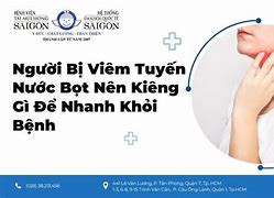 Viêm Tuyến Nước Bọt Kiêng Ăn Gì